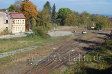 Roßbach Bahnhofsgelände nach dem Abriss des Bahnhofsgebäudes im Septemper/Oktober 2014