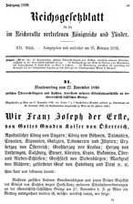 Staatsvertrag Österreich-Ungarn und Sachsen